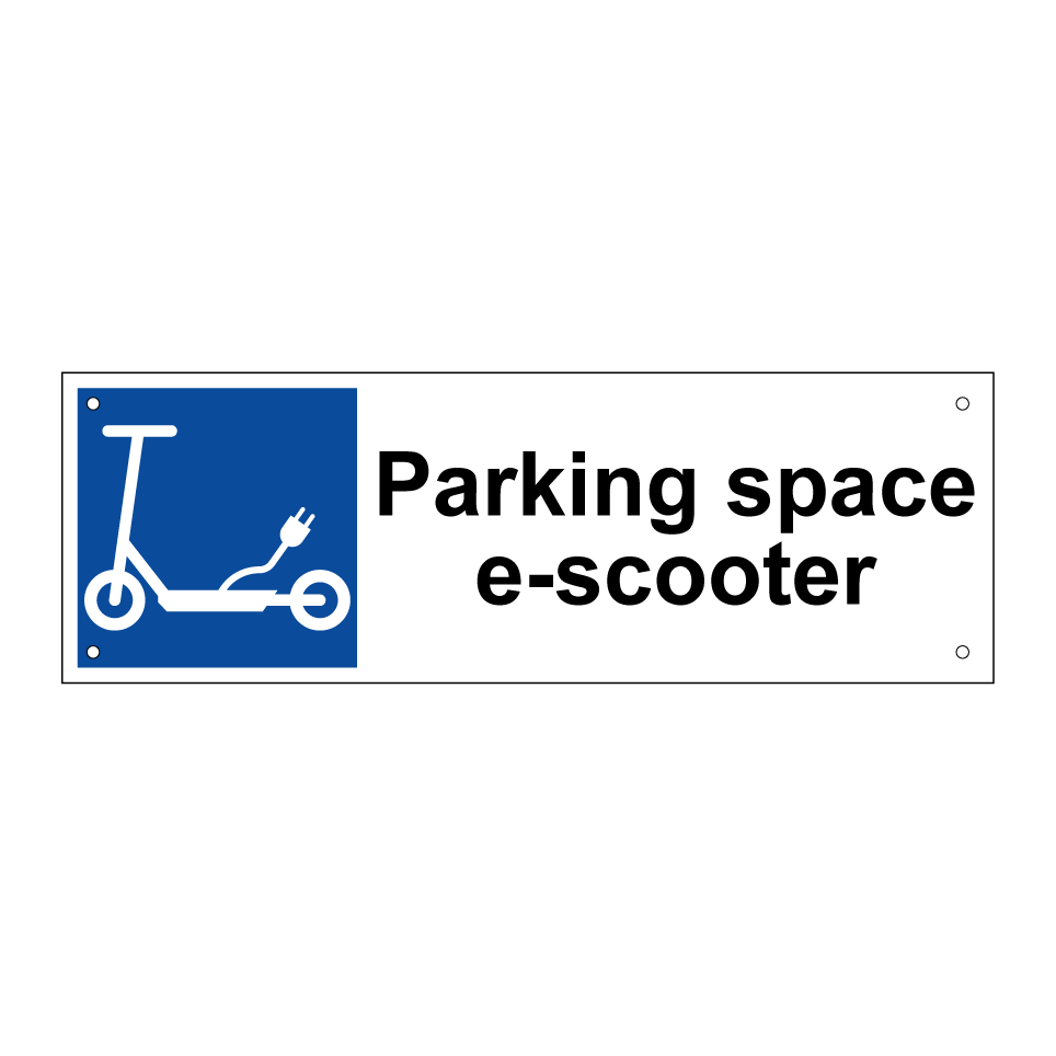 Parking space e-scooter