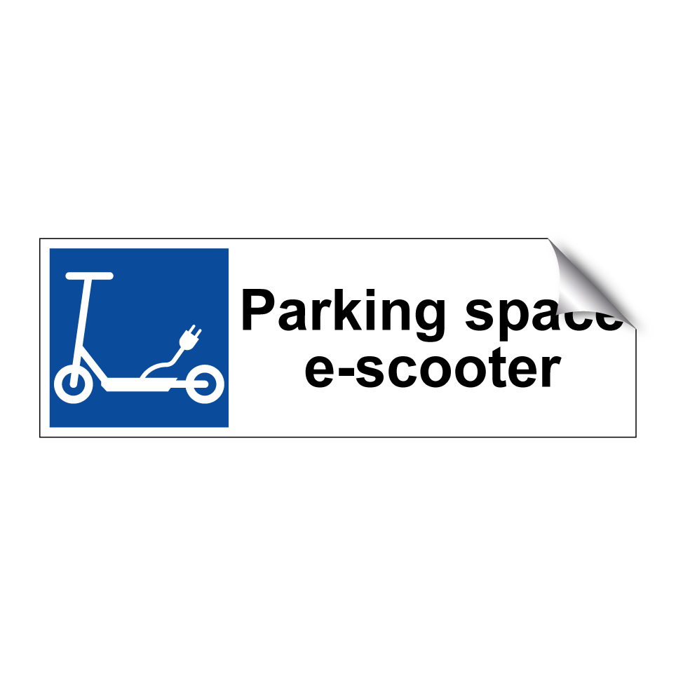 Parking space e-scooter