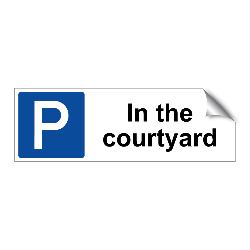 In the courtyard