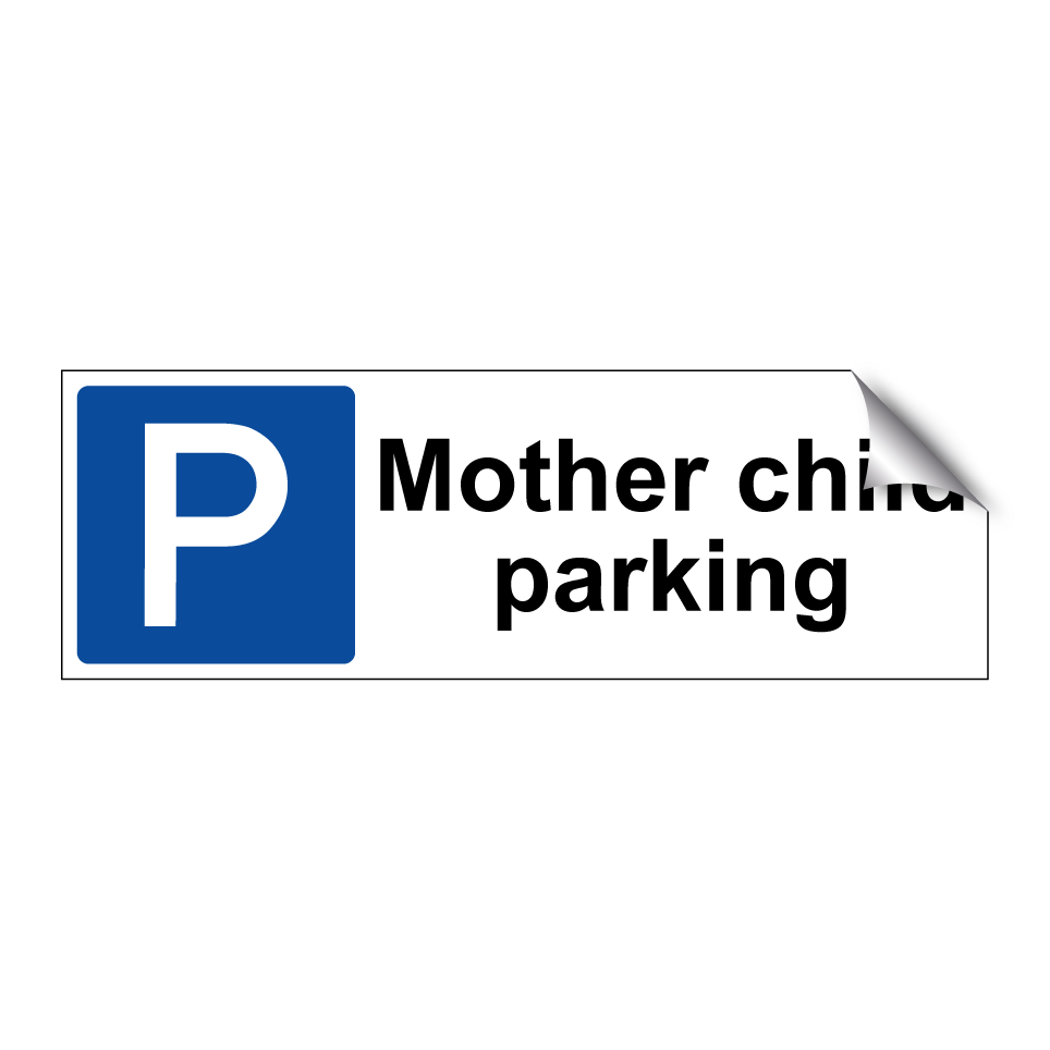 Mother child parking