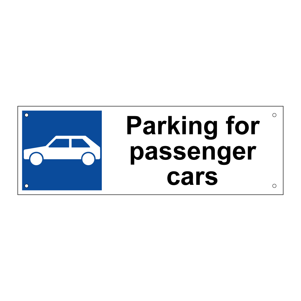 Parking for passenger cars