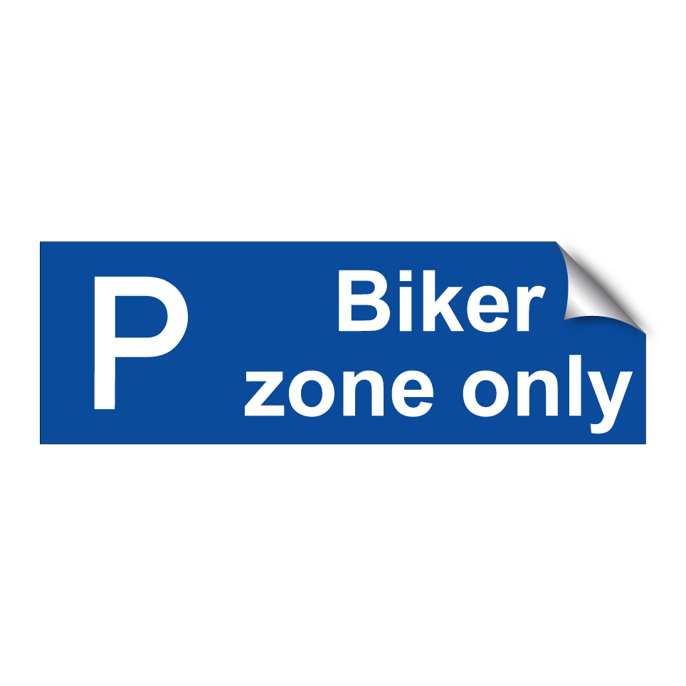 Biker zone only