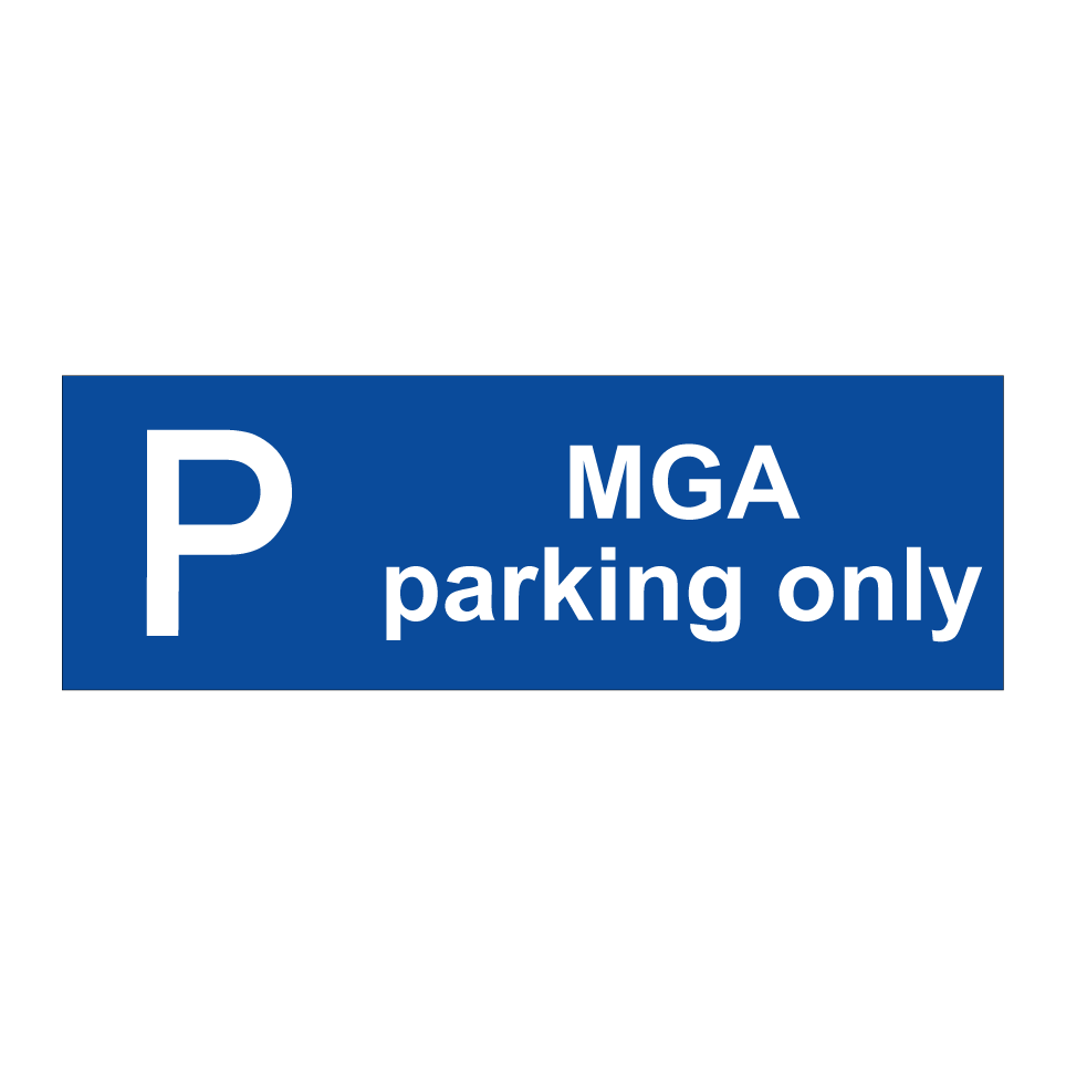 MGA parking only