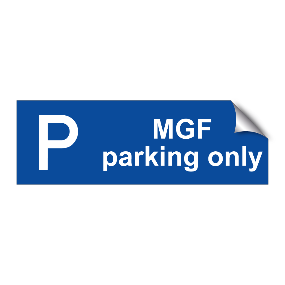 MGF parking only