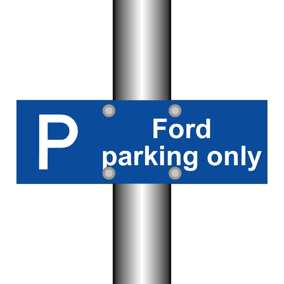 Ford parking only