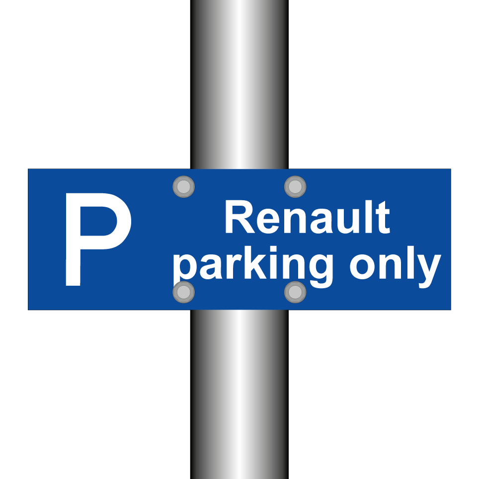 Renault parking only