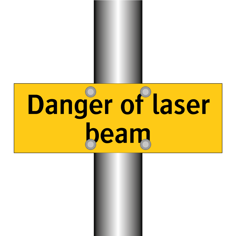 Danger of laser beam