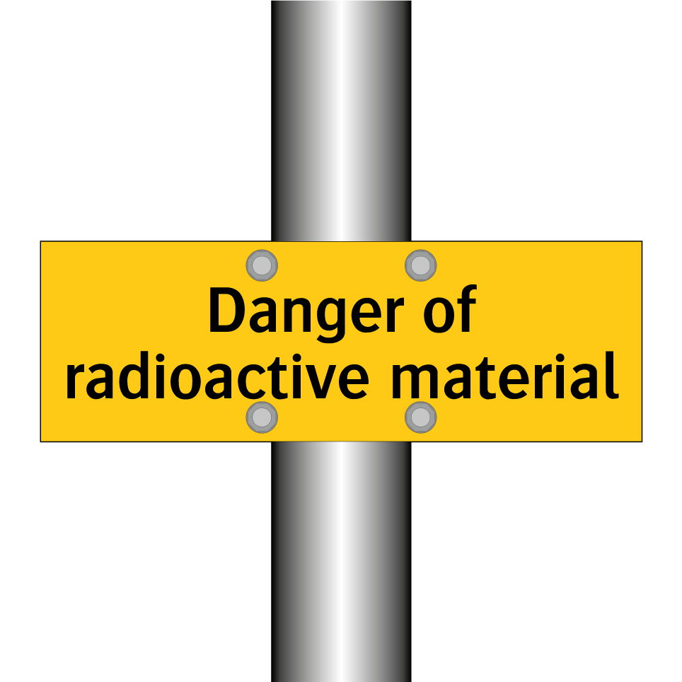 Danger of radioactive material