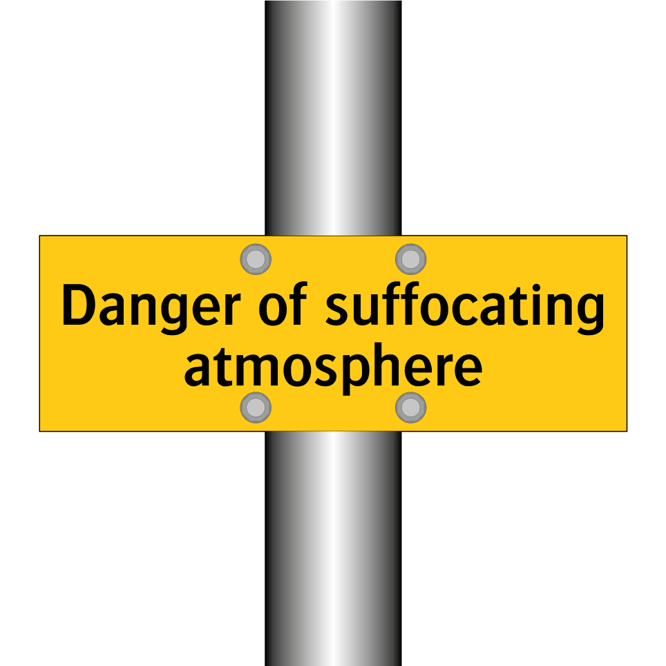 Danger of suffocating atmosphere