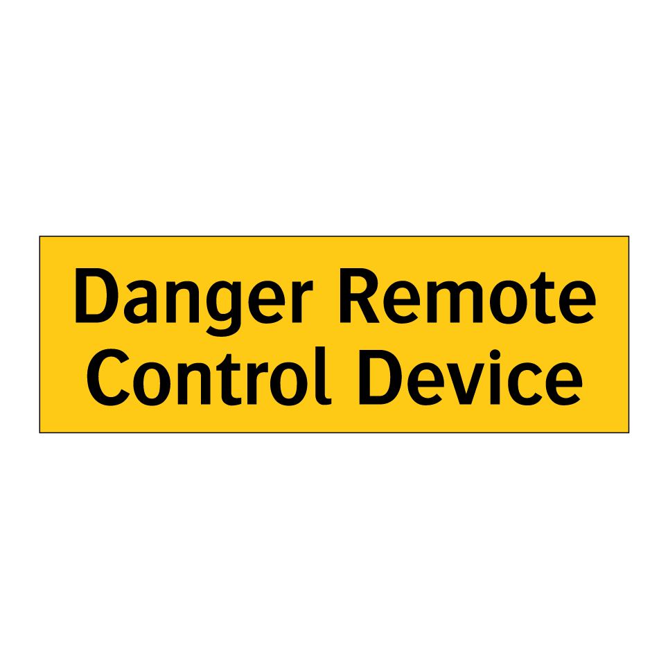 Danger Remote Control Device