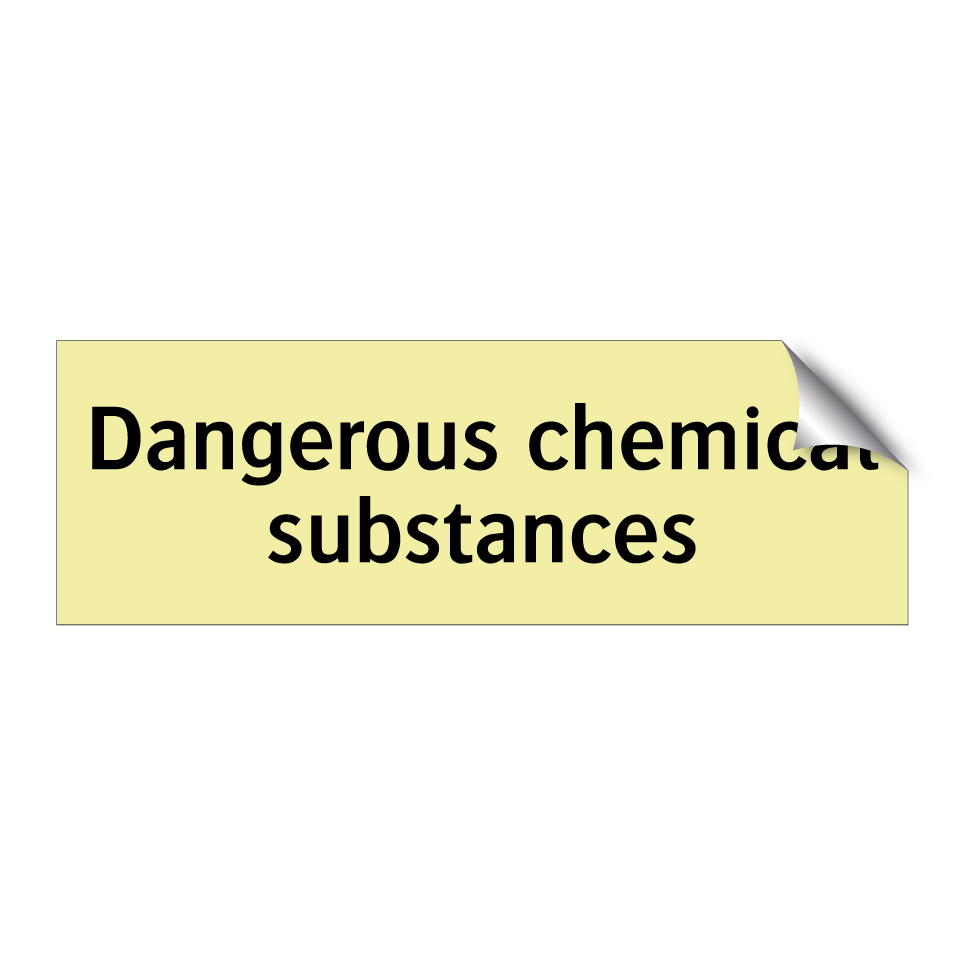 Dangerous chemical substances