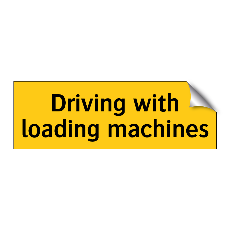 Driving with loading machines