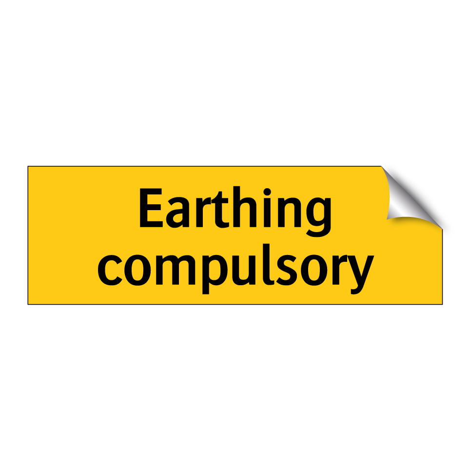 Earthing compulsory