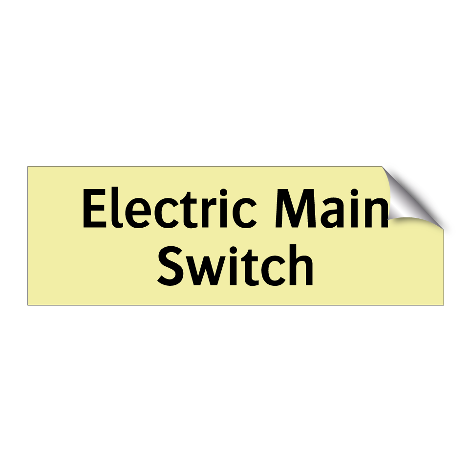 Electric Main Switch