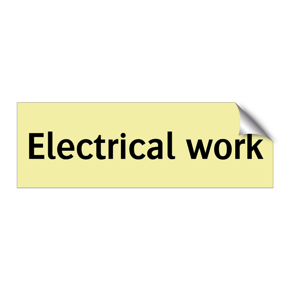 Electrical work