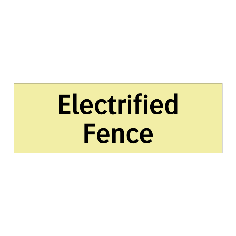 Electrified Fence