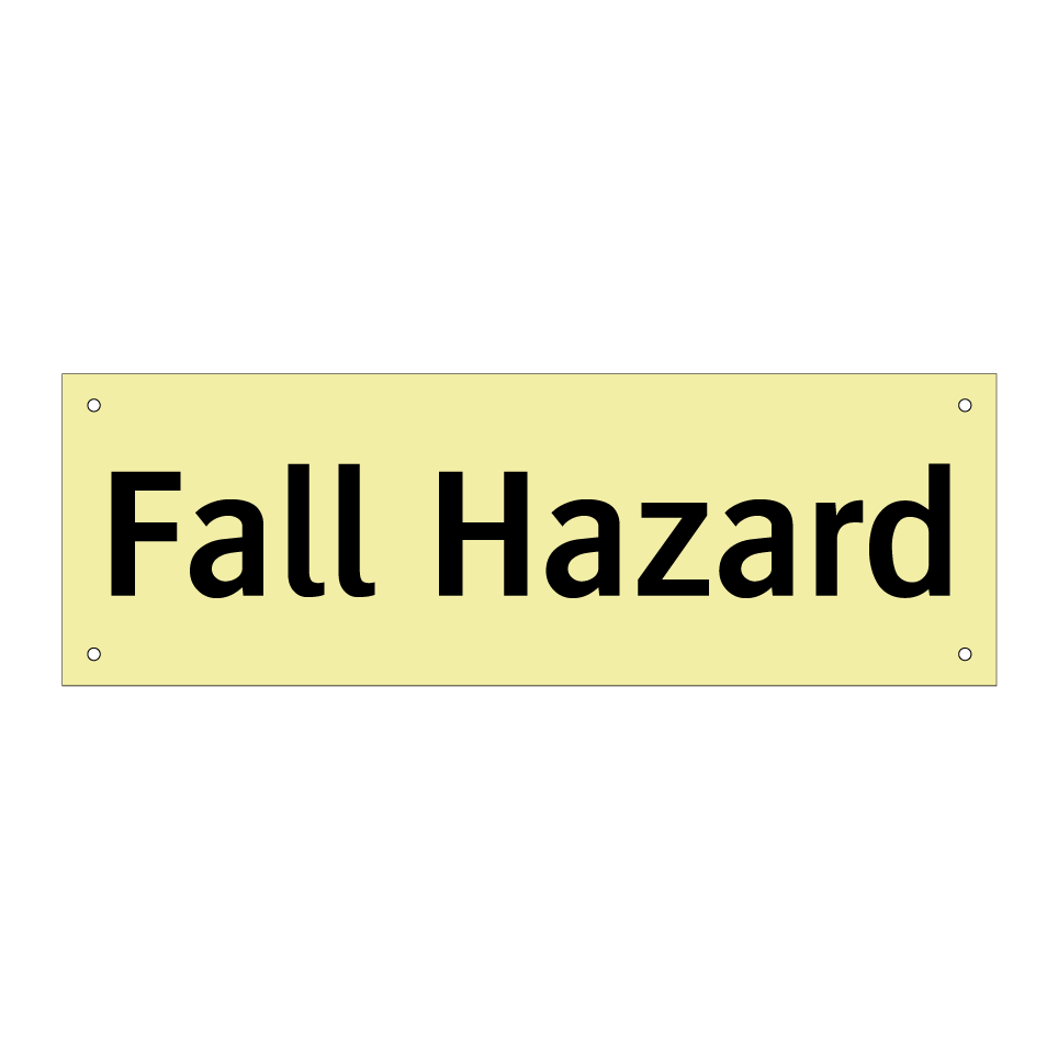 Fall Hazard