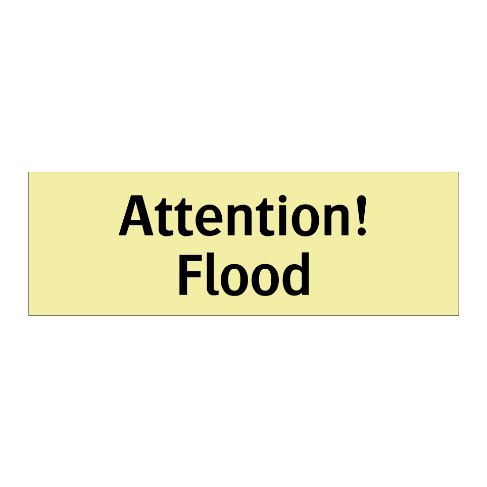 Attention! Flood