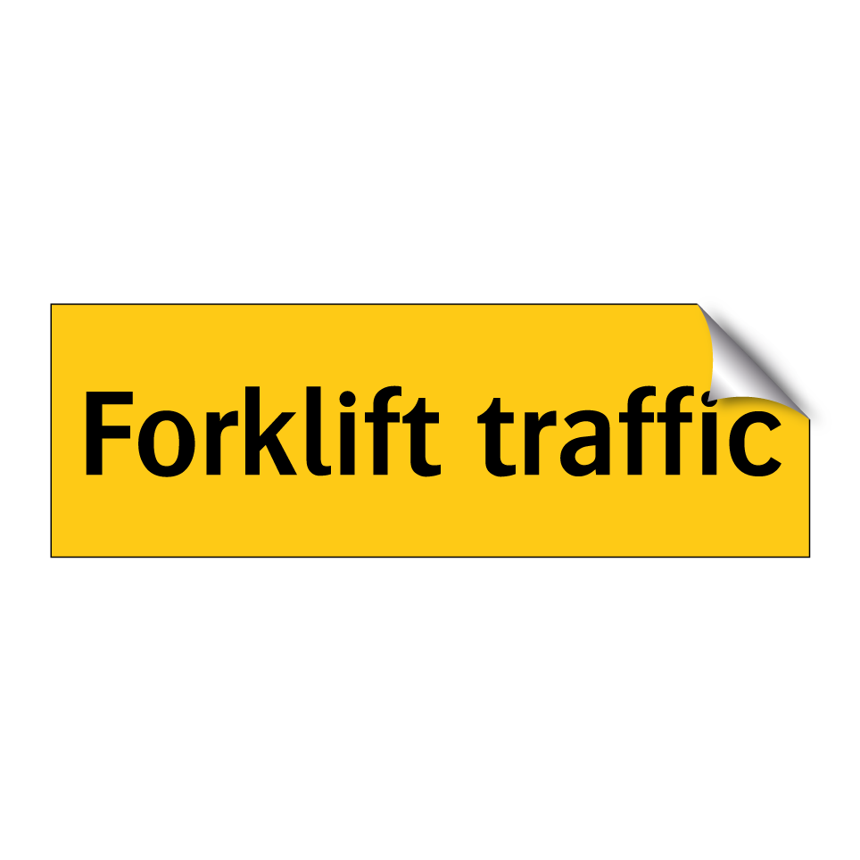 Forklift traffic