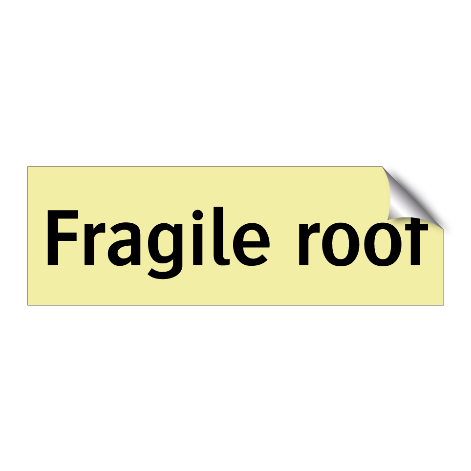 Fragile roof