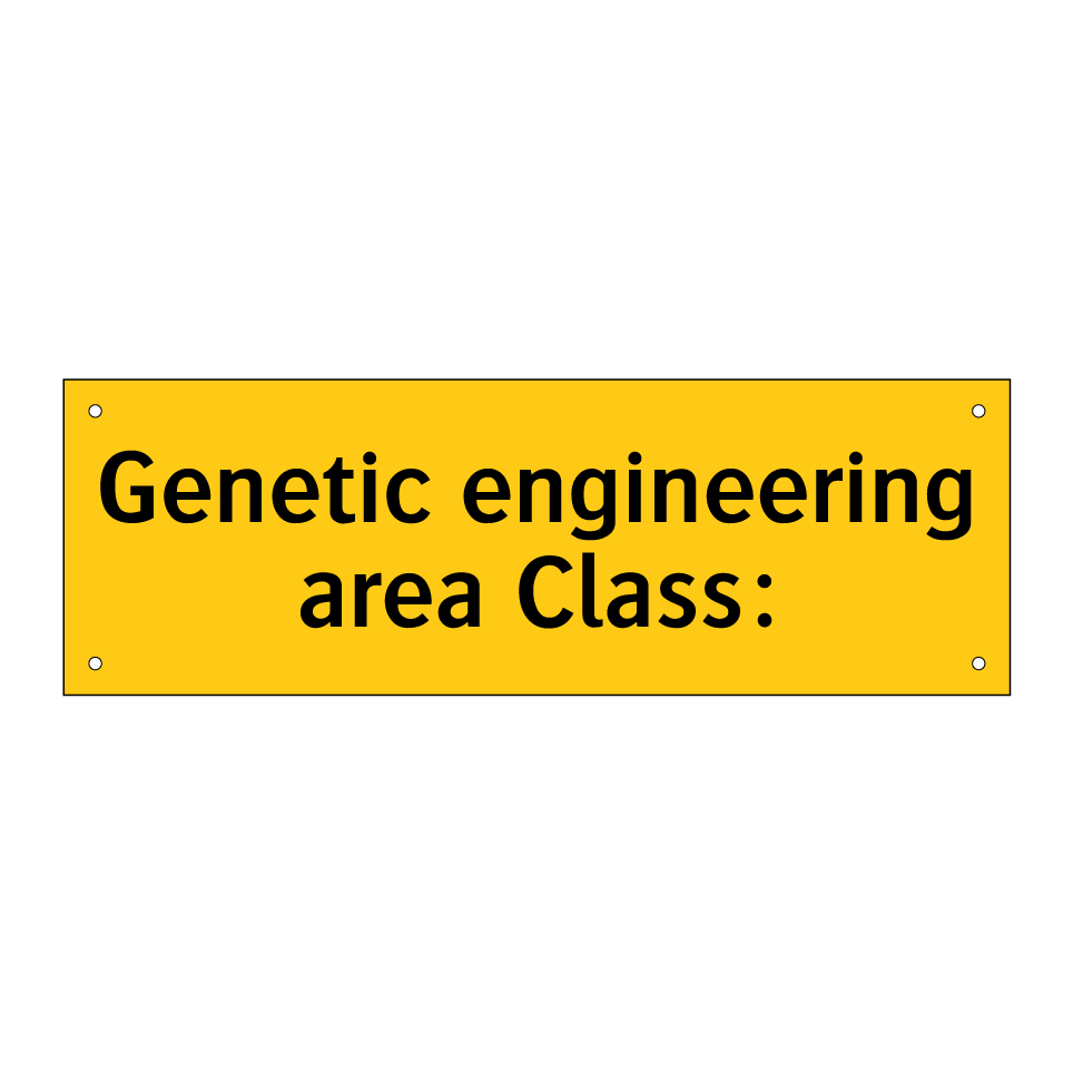 Genetic engineering area Class: