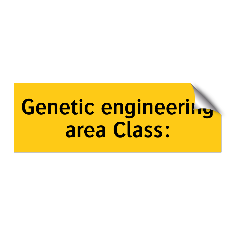 Genetic engineering area Class: