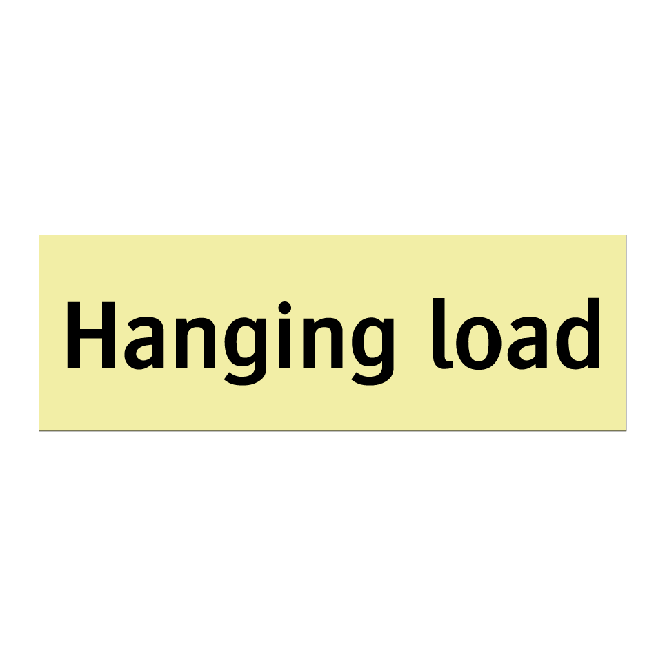 Hanging load