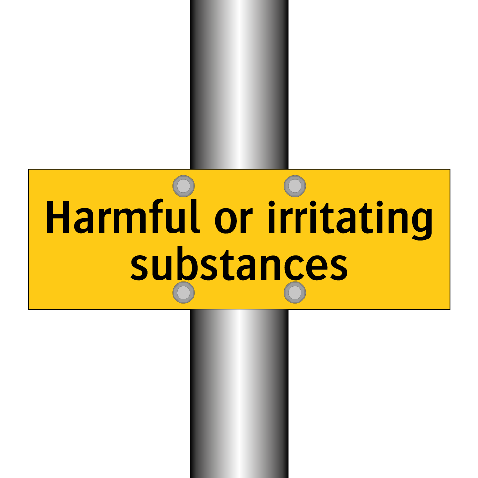 Harmful or irritating substances