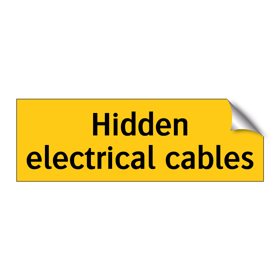 Hidden electrical cables