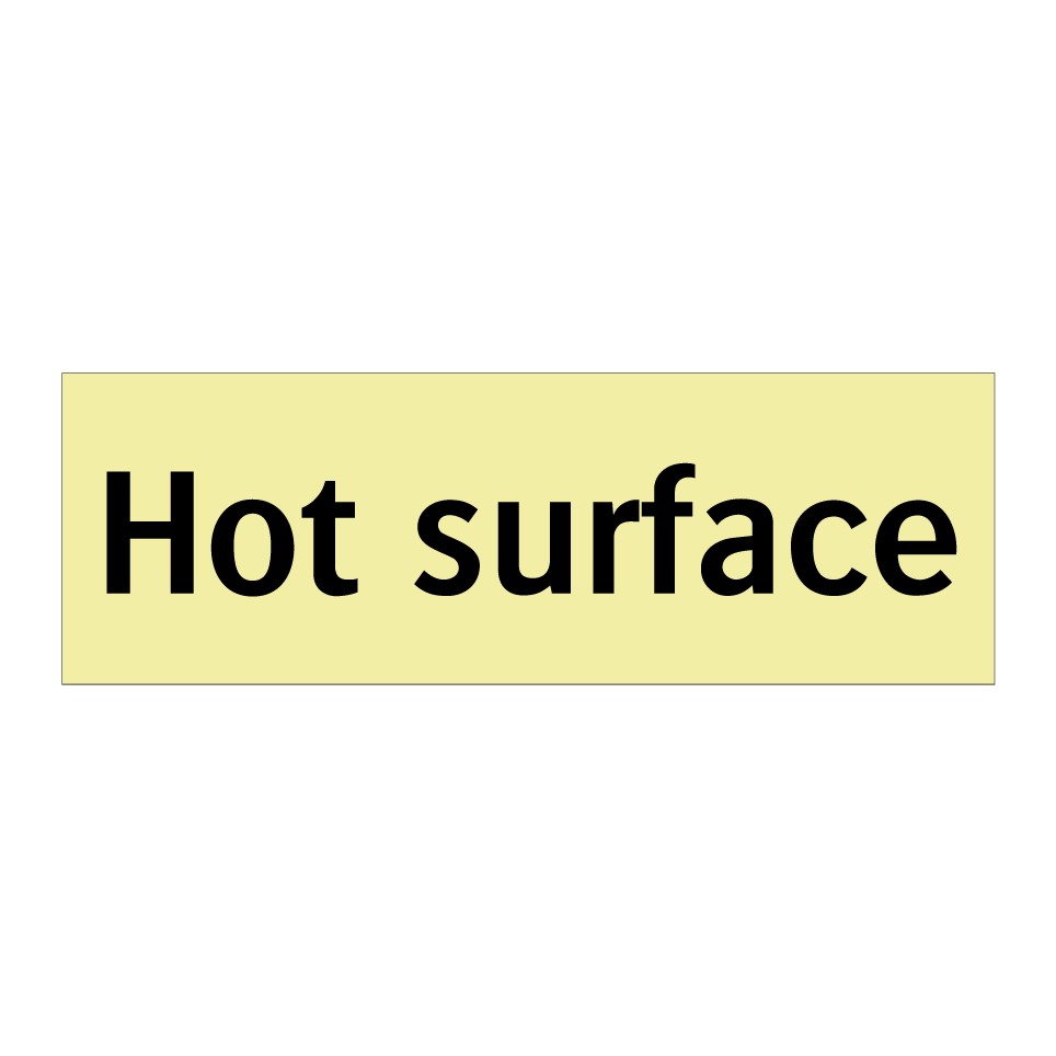 Hot surface