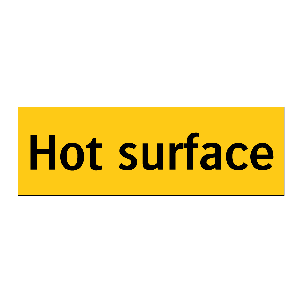 Hot surface