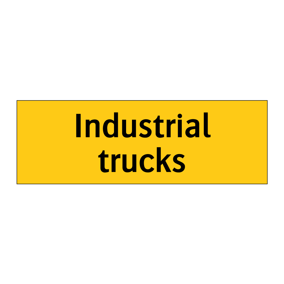 Industrial trucks