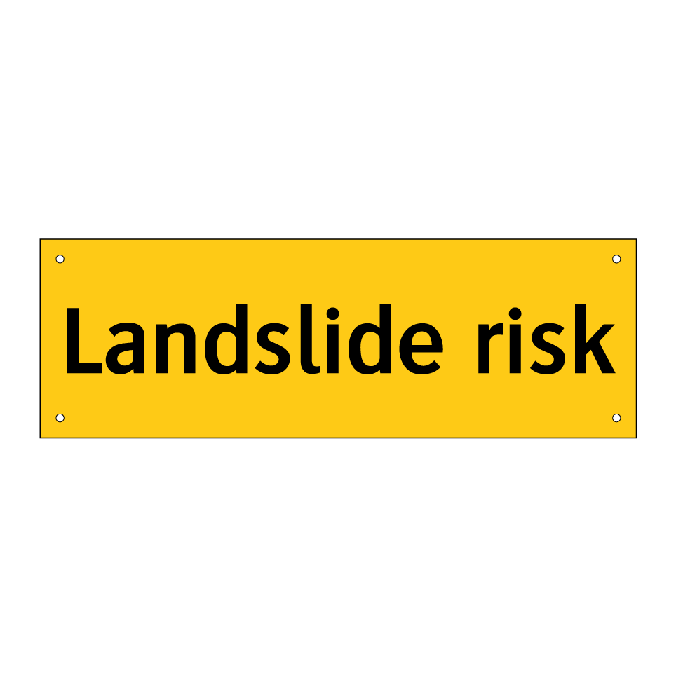 Landslide risk