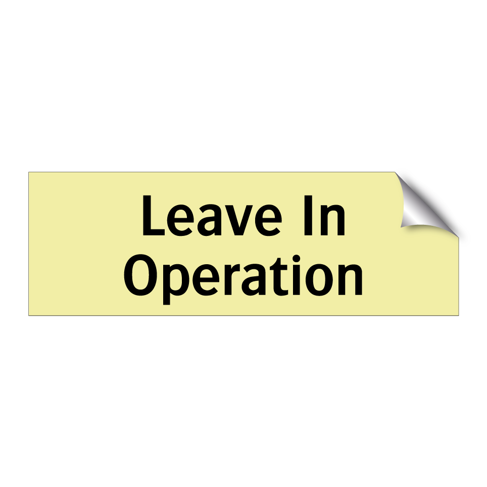 Leave In Operation