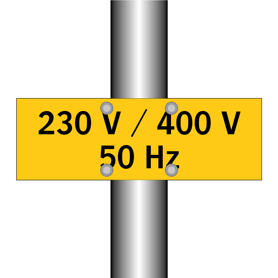 230 V / 400 V 50 Hz