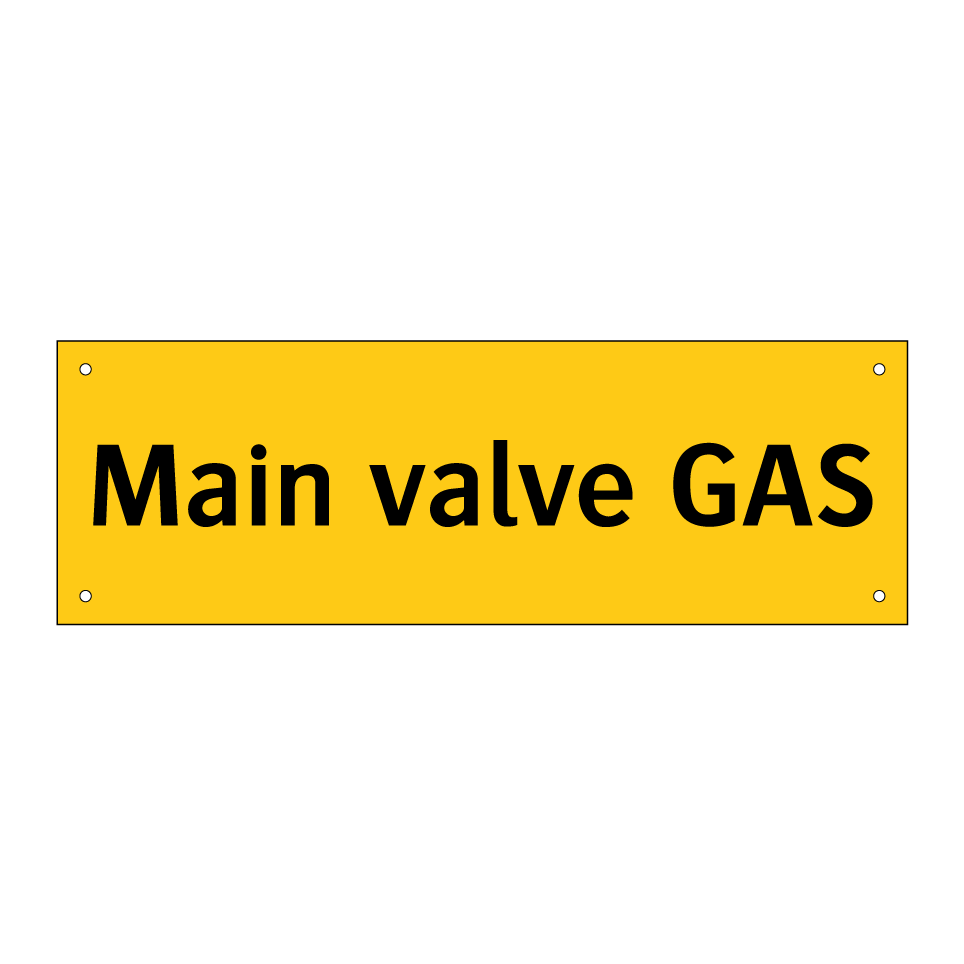 Main valve GAS