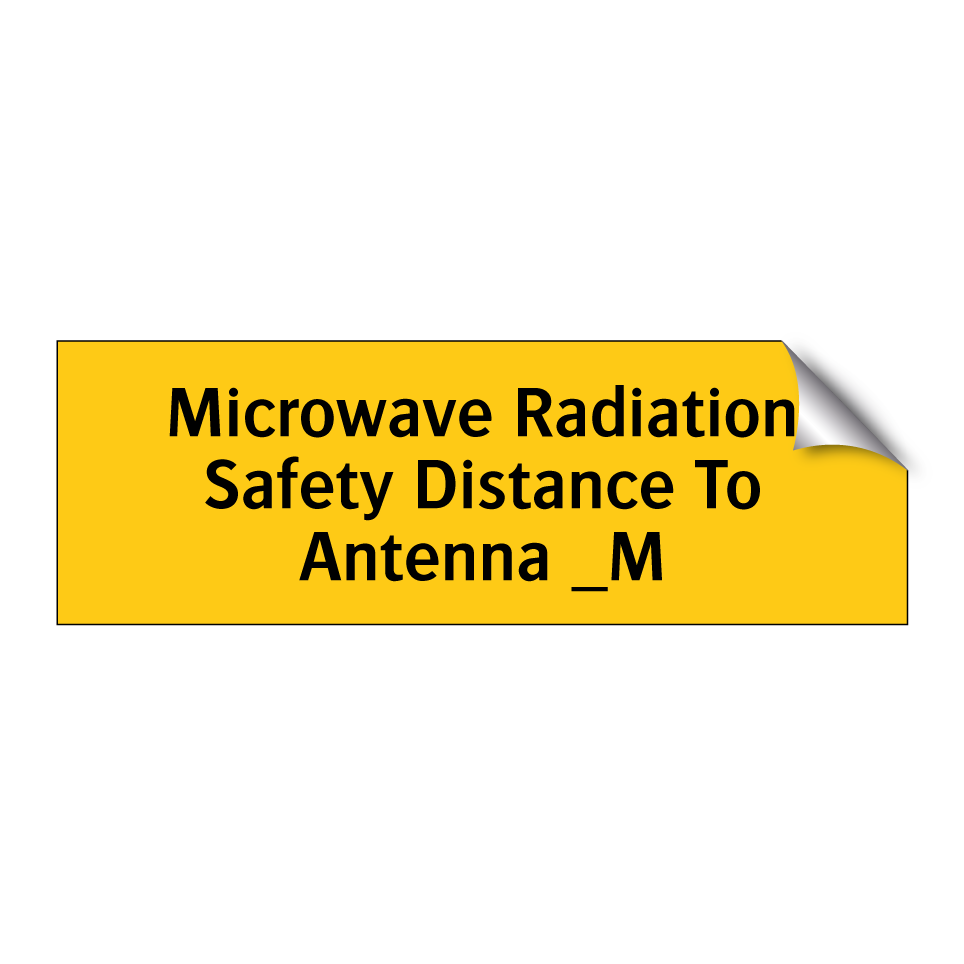 Microwave Radiation Safety Distance To Antenna _M