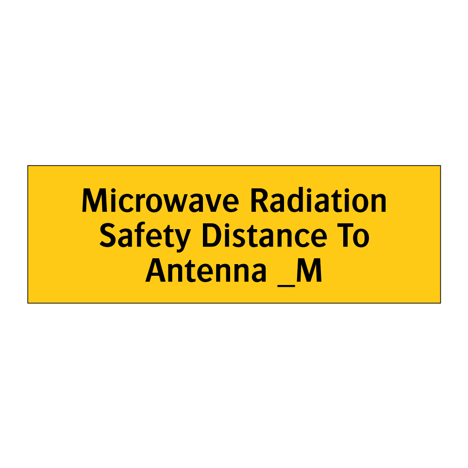 Microwave Radiation Safety Distance To Antenna _M