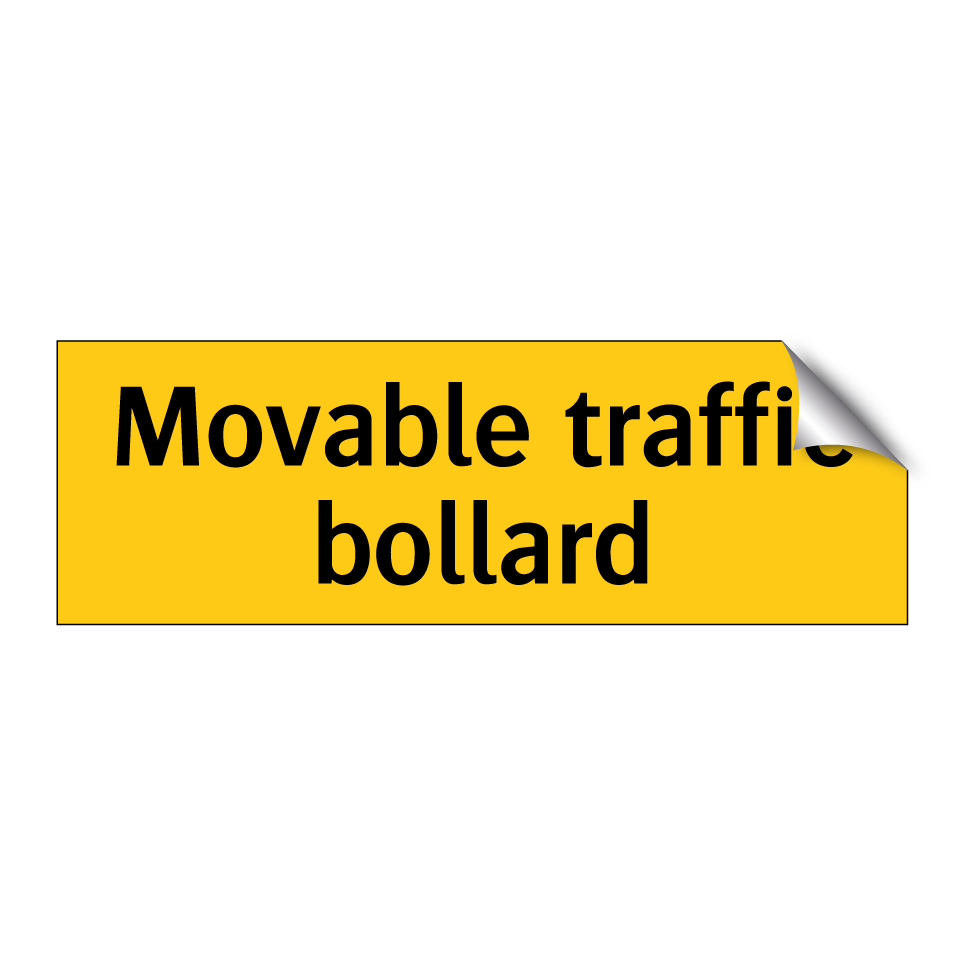 Movable traffic bollard
