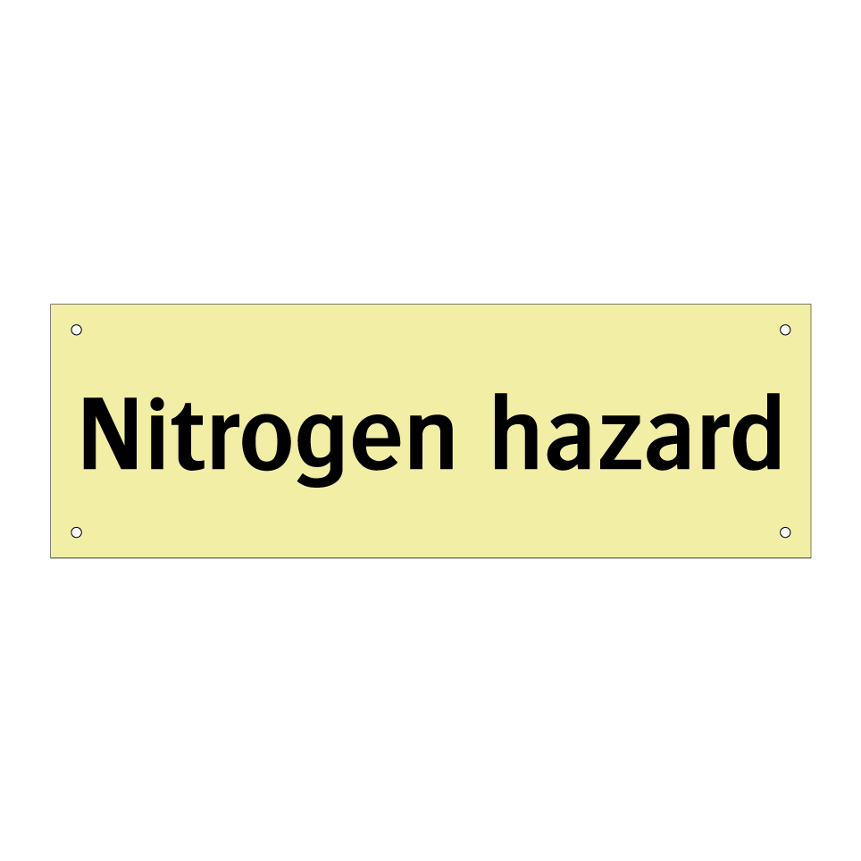 Nitrogen hazard