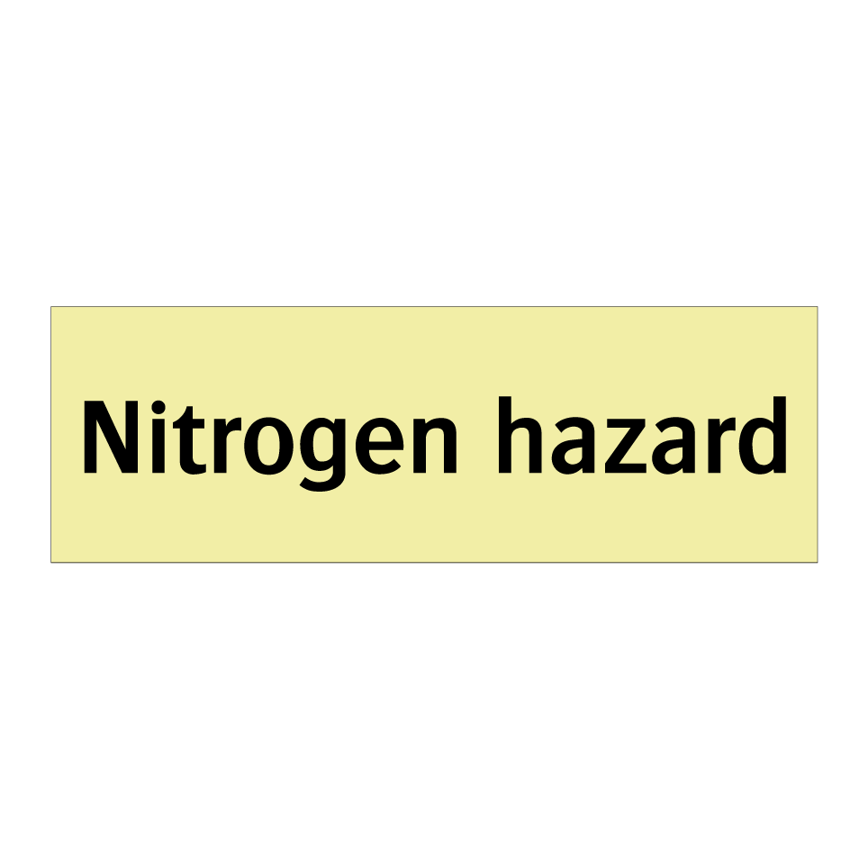 Nitrogen hazard
