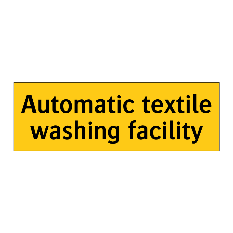 Automatic textile washing facility