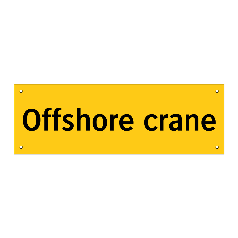 Offshore crane
