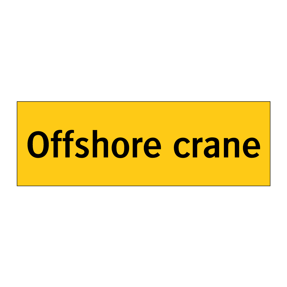 Offshore crane