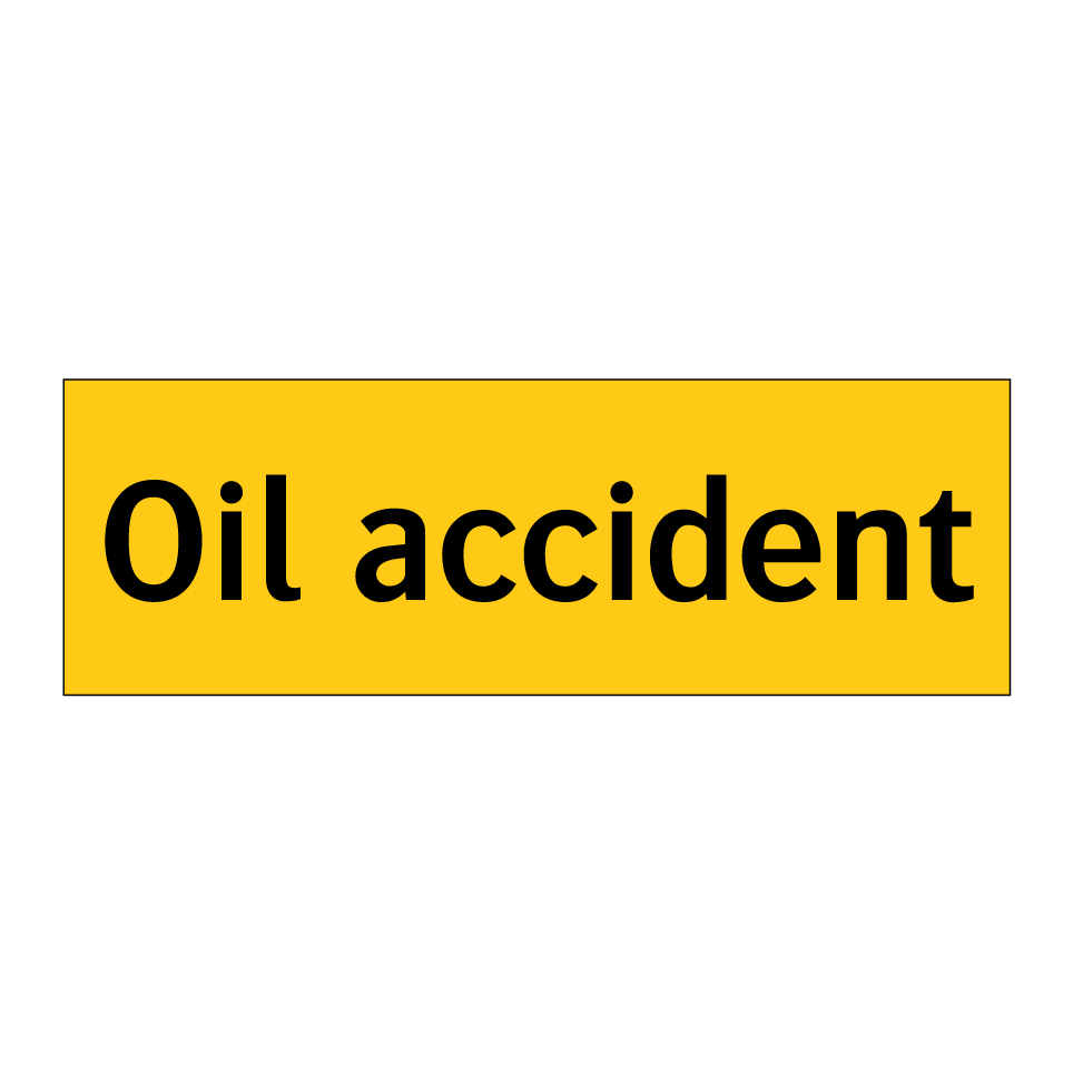 Oil accident