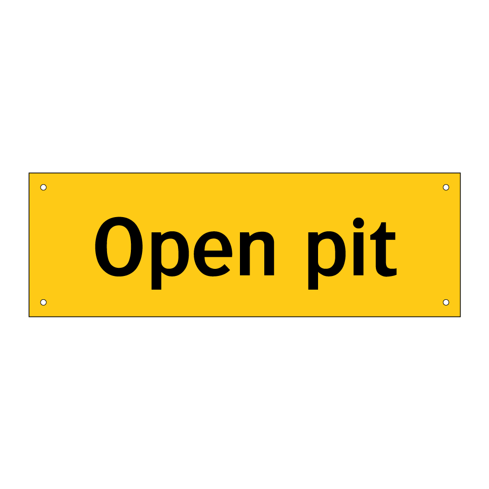 Open pit