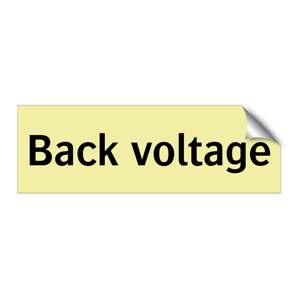 Back voltage