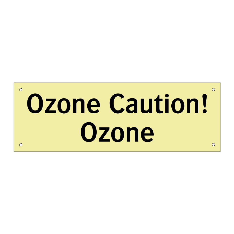 Ozone Caution! Ozone