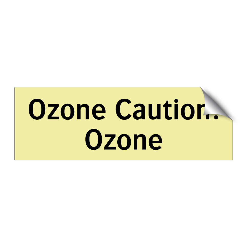 Ozone Caution! Ozone