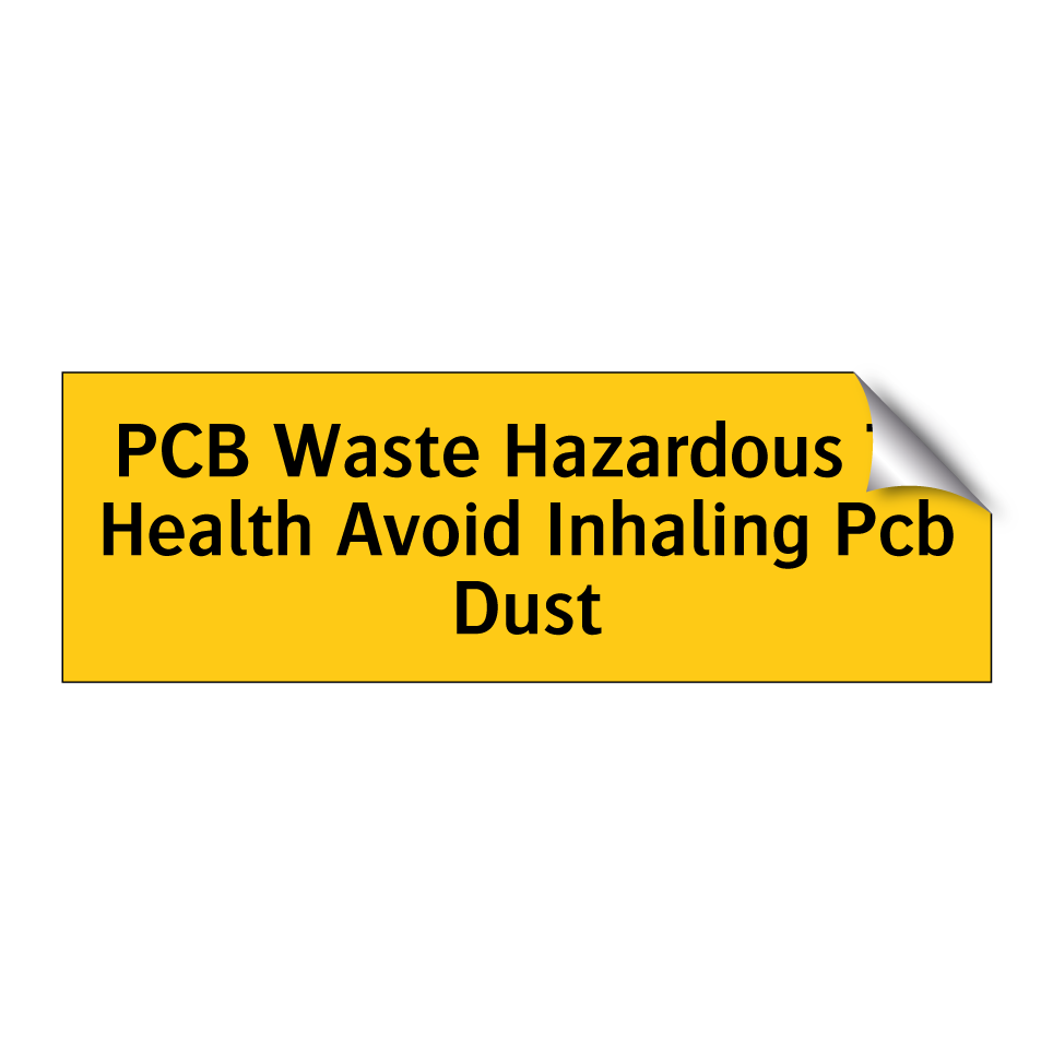PCB Waste Hazardous To Health Avoid Inhaling Pcb Dust